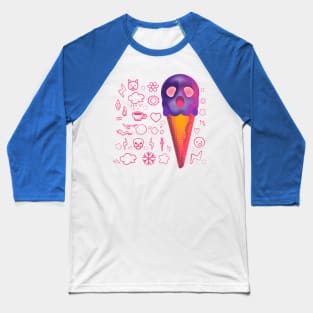 emoji ice-cream Baseball T-Shirt